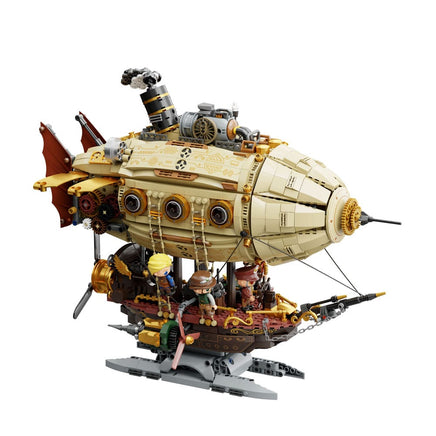Action Figure Pantasy Steampunk Airship Set Costruzioni 