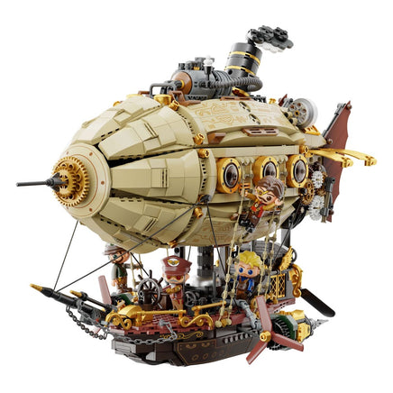 Action Figure Pantasy Steampunk Airship Set Costruzioni 