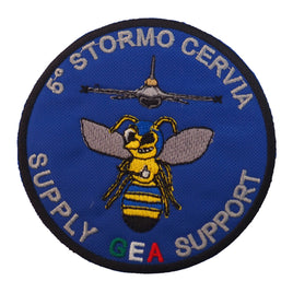Patch 5º Stormo Cervia Giuseppe Cenni Aeronautica Militare Velcrata