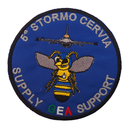 Patch 5º Stormo Cervia Giuseppe Cenni Aeronautica Militare Velcrata