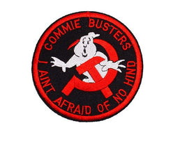 Patch Toppa Commie Busters Parodia Ghostbusters Logo