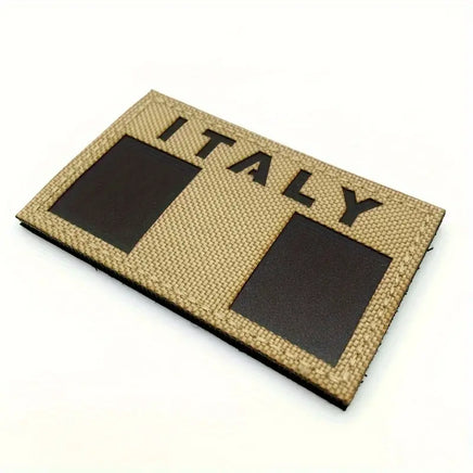 Patch ricamata Desert Italia Militare IR riflettente ai visori notturni velcrata