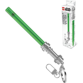 Portachiavi Penna Gel LEGO Spada Laser Star Wars con inchiostro Verde