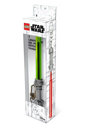 Portachiavi Penna Gel LEGO Spada Laser Star Wars con inchiostro Verde