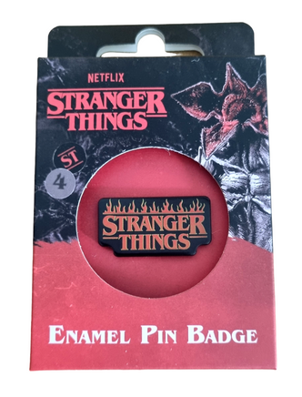 Spilla Smaltata Logo Stranger Things Netflix