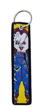 Portachiavi Ricamato Film Horror Chucky la Bambola Assassina