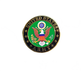 Spilla in metallo smaltato U.S. Army USA