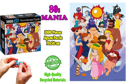 Puzzle Pollon 80s mania 1.000 Pezzi Ravensburger