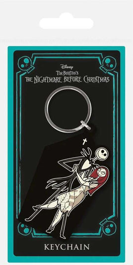 Portachiavi gommato Jack & Sally Nightmare Before Christmas