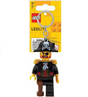 Portachiavi luminoso LEGO Led Capitan Brickbeard Pirata 8 cm