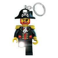 Portachiavi luminoso LEGO Led Capitan Brickbeard Pirata 8 cm