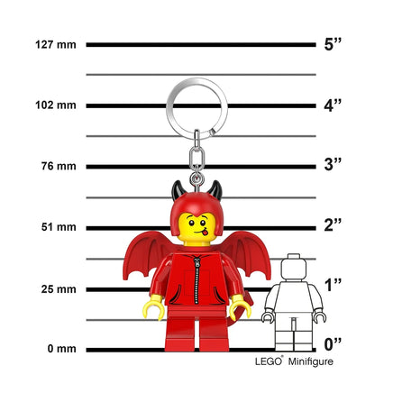 Portachiavi luminoso LEGO Led Light-Up Little Devil 8 cm
