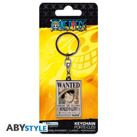 Portachiavi in metallo smaltato One Piece Wanted Rufy Luffy Abystyle