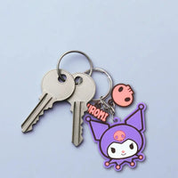 Portachiavi gommato Anime Sanrio Kuromi Joy Toy