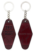 Portachiavi in metallo smaltato Silent Hill Stanza 312 Red Hotel Limited Edition
