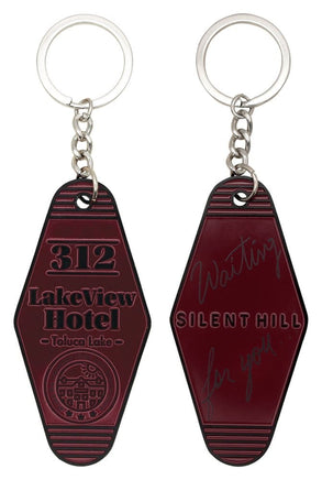 Portachiavi in metallo smaltato Silent Hill Stanza 312 Red Hotel Limited Edition