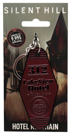 Portachiavi in metallo smaltato Silent Hill Stanza 312 Red Hotel Limited Edition