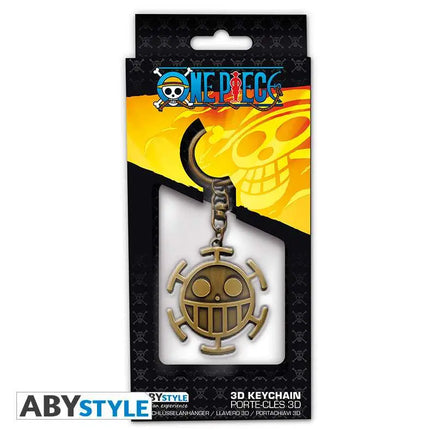 Portachiavi in metallo smaltato One Piece Trafalgar Law  3d Abystyle
