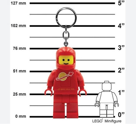 Portachiavi luminoso LEGO Led Astronauta Rosso 8 cm