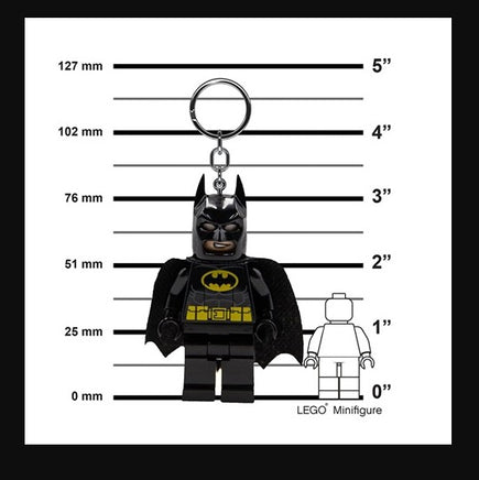 Portachiavi luminoso LEGO Led Dc Comics Batman 8 cm