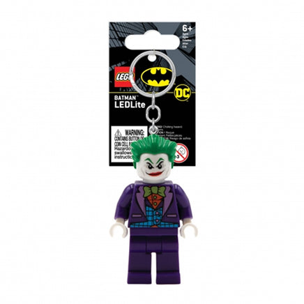 Portachiavi luminoso LEGO Led Dc Comics Joker Batman 8 cm