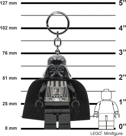 Portachiavi luminoso LEGO Led Star Wars Darth Vader 8 cm