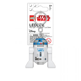 Portachiavi luminoso LEGO Led Star Wars Robot R2D2 5 cm
