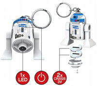 Portachiavi luminoso LEGO Led Star Wars Robot R2D2 5 cm