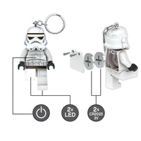 Portachiavi luminoso LEGO Led Star Wars Stormtrooper 8 cm