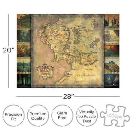 Puzzle Lord of the Rings Signore degli Anelli 1000 pezzi