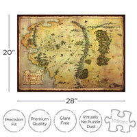 Puzzle The Hobbit Map Signore degli Anelli 1000 pezzi