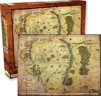 Puzzle The Hobbit Map Signore degli Anelli 1000 pezzi