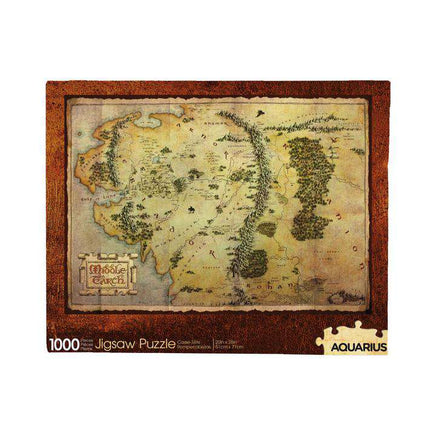 Puzzle The Hobbit Map Signore degli Anelli 1000 pezzi