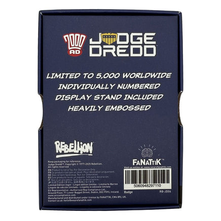 Replica Distintivo Giudice Dredd 2000 D.C. Limited Edition Fanattik