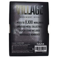 Replica Chiave Insigna Key Resident Evil VIII Biohazard Village Limited Edition