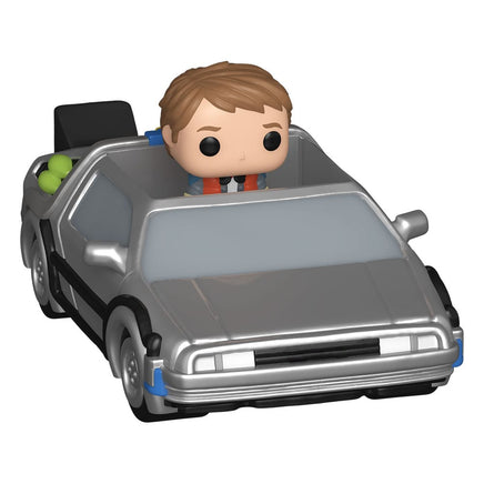 Funko Bitty Pop Ritorno al Futuro Figure Marty McFly e Time Machine Delorean
