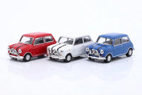 Set 3 Modellini Mini Cooper Austin Morris 1967 Cararama 1:43 The Italian Job