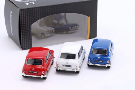 Set 3 Modellini Mini Cooper Austin Morris 1967 Cararama 1:43 The Italian Job