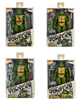 Set 4 Pack Action Figure TMNT Teenage Mutant Ninja Turtles Mirage Comics