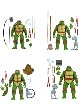 Set 4 Pack Action Figure TMNT Teenage Mutant Ninja Turtles Mirage Comics