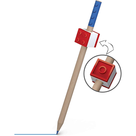 Set cancelleria Scuola 12 Matite Colorate LEGO con 1 Topper