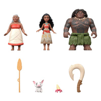 Set 3 Action Figure Moana Vaiana Walt Disney Mattel