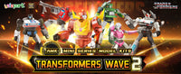 Set Completo 6 Action Figure Model Kit Wave Mini Transformers Generation One Amk