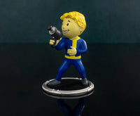 Fallout Mini Figures 2-Pack Set A Excavator & Vault Boy Gun Pvc
