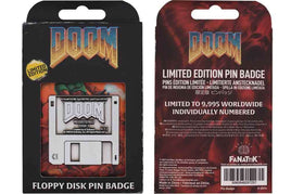 Spilla Videogame Doom Floppy Disk Pin Badge Limited Edition