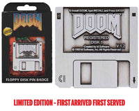 Spilla Videogame Doom Floppy Disk Pin Badge Limited Edition