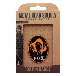 Spilla in metallo smaltato Metal Gear Solid Fox Unit Limited Edition Fanattik