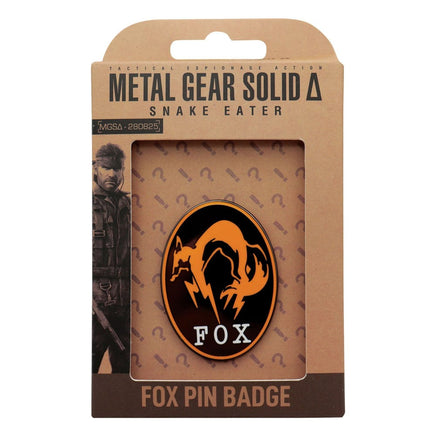 Spilla in metallo smaltato Metal Gear Solid Fox Unit Limited Edition Fanattik