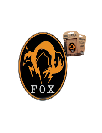 Spilla in metallo smaltato Metal Gear Solid Fox Unit Limited Edition Fanattik