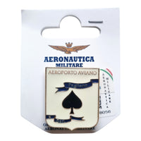 Spilla in metallo smaltato Aeroporto di Aviano Aeronautica Militare